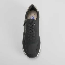 Sneaker cremallera negro COMFEET