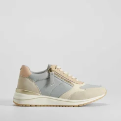 Sneaker cremallera Shock Absorber azul COMFEET