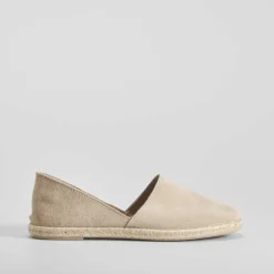 Yute plano en piel beige SENDA ROAD