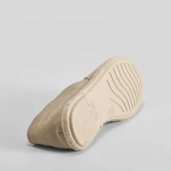 Yute plano en piel beige SENDA ROAD