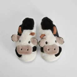 Zapatilla abierta vaca blanca OLYNE