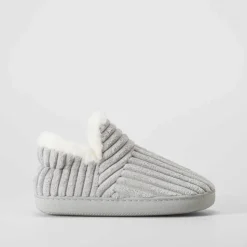 Zapatilla botín pana gris OLYNE