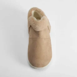 Zapatilla botín pelo beige OLYNE