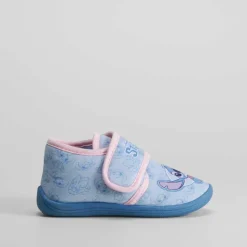 Zapatilla casa azul STITCH