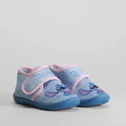 Zapatilla casa azul STITCH