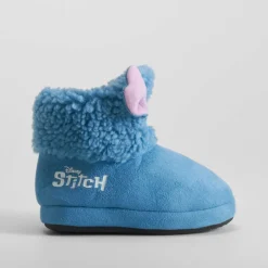 Zapatilla casa bota azul STITCH