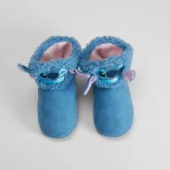 Zapatilla casa bota azul STITCH