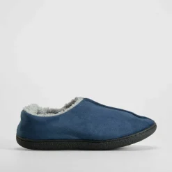 Zapatilla casa cerrada cálida azul ACHUCHONAS