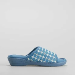 Zapatilla casa cuña denim OLYNE