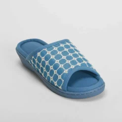 Zapatilla casa cuña denim OLYNE
