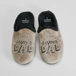 Zapatilla casa dad taupe COMFEET