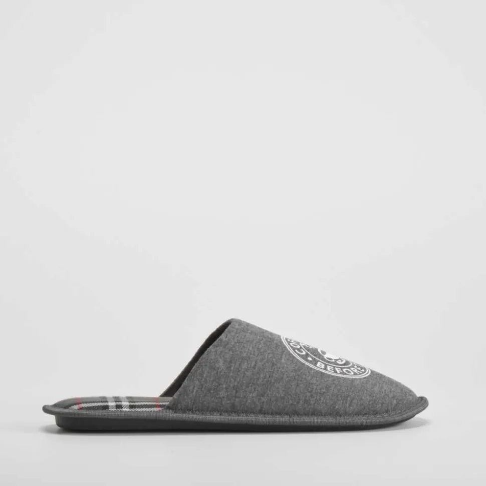 Zapatilla casa estampada gris OLYNE