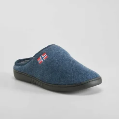 Zapatilla casa felpa bandera azul OLYNE