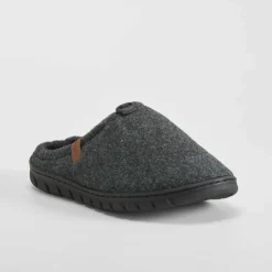 Zapatilla casa fieltro negra COMFEET