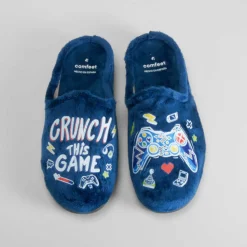 Zapatilla casa gamer azul marino COMFEET