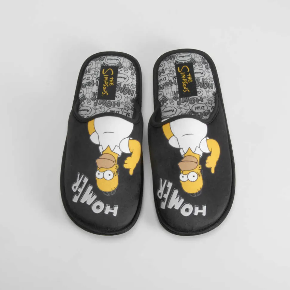 Zapatilla casa negra SIMPSONS