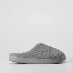 Zapatilla casa pana gruesa gris OLYNE