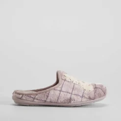Zapatilla casa perro taupe OLYNE