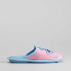Zapatilla casa rosa STITCH
