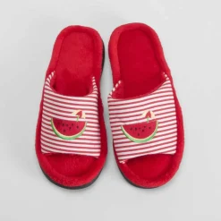 Zapatilla casa sandía rojo OLYNE