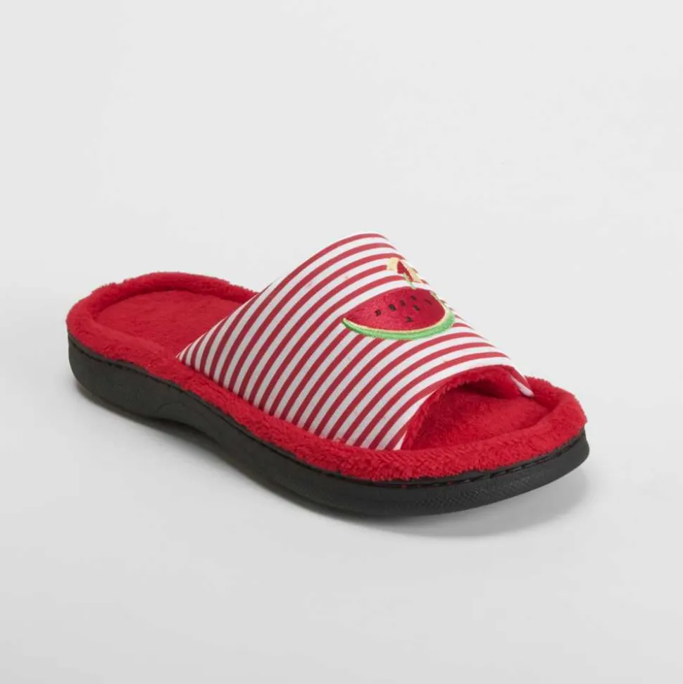 Zapatilla casa sandía rojo OLYNE
