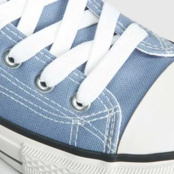 Zapatilla de lona basic azul NYC