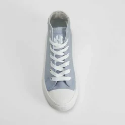 Zapatilla lona alta azul NYC