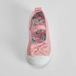 Zapatilla lona bailarina bebé rosa BACHE