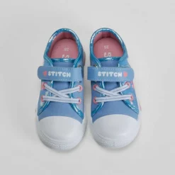 Zapatilla lona con luces azul STITCH