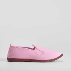 Zapatilla lona kung fu juvenil rosa OH GIRL