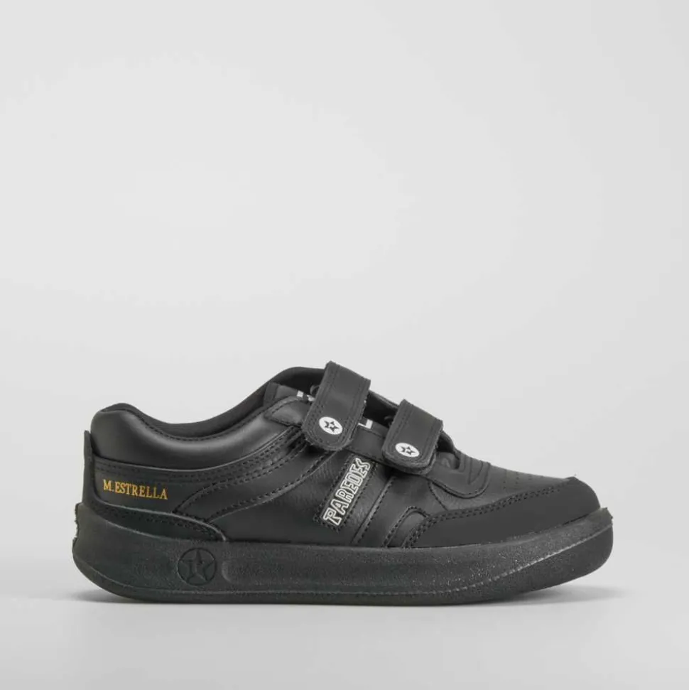Zapatilla tenis vintage negro PAREDES