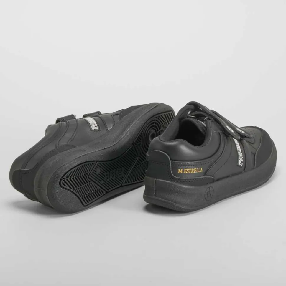 Zapatilla tenis vintage negro PAREDES