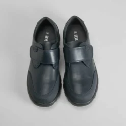 Zapato colegial azul velcro piel SEVEN FIVE