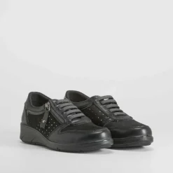Zapato deportivo cremallera y elásticos COMFEET