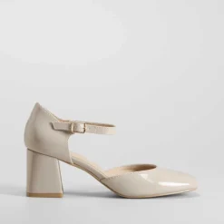 Zapato pala tacón beige PICCOLA PIU