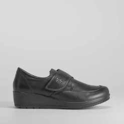 Zapato velcro confort piel COMFEET