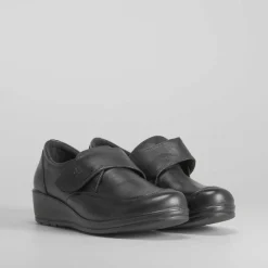 Zapato velcro confort piel COMFEET